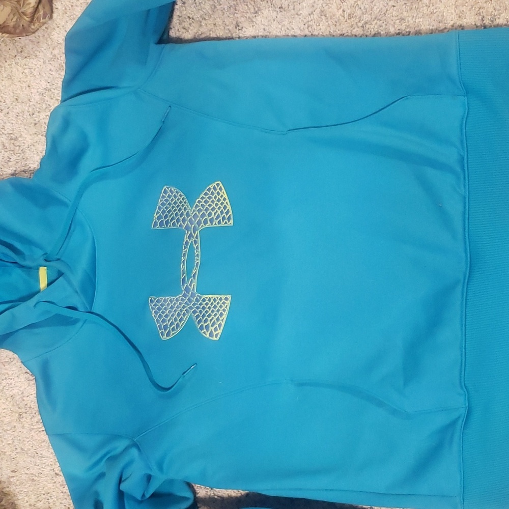 Womens Blue Under Armour Hoodie size Large